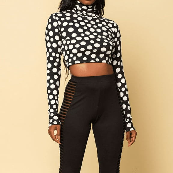 Black Briella Crop Top