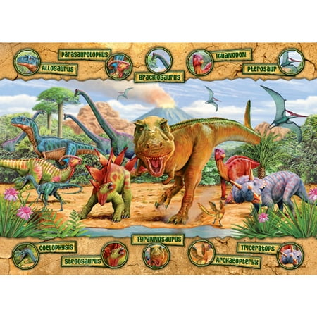 Ravensburger Puzzle Accessories - Ravensburger Dinosaurs Puzzle, 100 Pieces