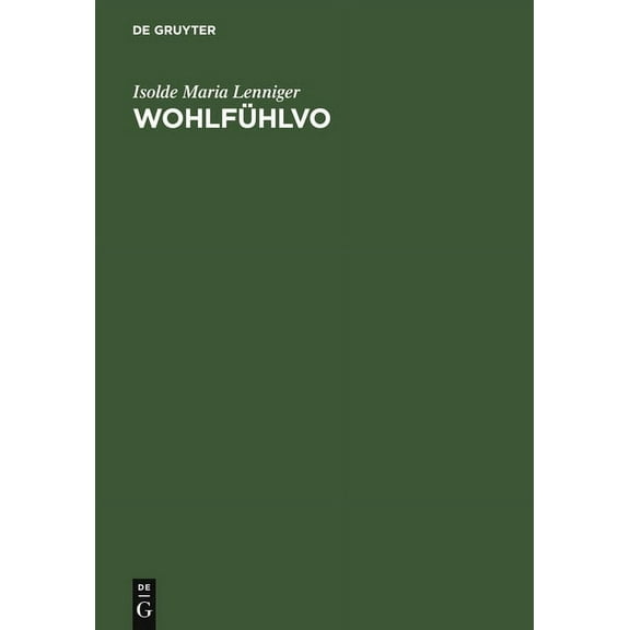 WohlfÃ¼hlVO, (Hardcover)