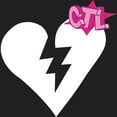 thumbnail image 2 of Men's Fortnite Cuddle Team Leader Broken Heart  Sweatshirt Black 3X Large, 2 of 4