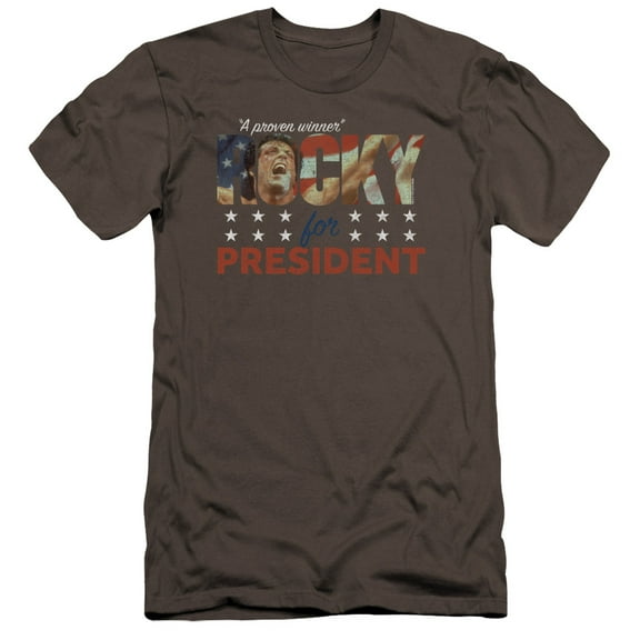 Rocky A Proven Winner Premium Adult Slim Fit 30/1 T-Shirt Charcoal