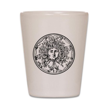 

CafePress - Medusa - White Shot Glass Unique and Funny Shot Glass