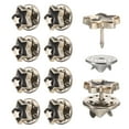 thumbnail image 1 of 10 Conjuntos de Botones de Broche, Botones de 11.5 mm Sin Coser, Broches Desmontables para Jeans, Ropa, Abrigo (Beige), 1 of 7