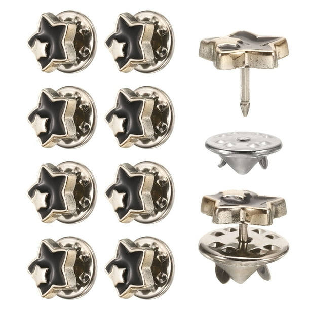 10 Conjuntos de Botones de Broche, Botones de 11.5 mm Sin Coser, Broches Desmontables para Jeans, Ropa, Abrigo (Beige)