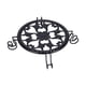 thumbnail image 3 of Soporte para plantas de metal ANGGREK negro hierro forjado, 3 of 8