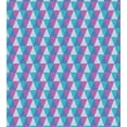 thumbnail image 3 of Ambesonne Abstract Duvet Cover Set, Triangle Polka Dot Stripes, King, Fuchsia Seafoam, 3 of 3