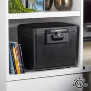 SentrySafe 1170 Fireproof Document Safe with Key Lock, 0.61 CuFt., Black