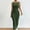 Green, variant on Hvot&aat Womens Elegant Sleeveless Knitted Basic Bodycon Dress Slim Fit Solid Color Midi Sweater Dresses