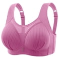 thumbnail image 6 of SDNall Seamless Bras for Women 2Pc Plus Size Bras Behind Buckle Comfortable Breathable Exhaust Base Non-Steel Ring Non-Magnetic Buckle Underwear Underwire Bras for Women, 6 of 9