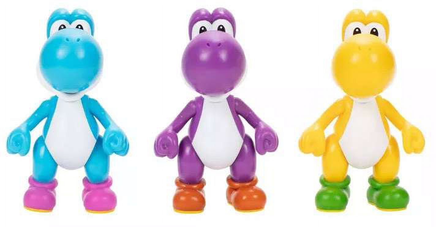 Super Mario Bros., Toy Figure, RRK150, 2-Pack Yoshi Set - Walmart.com