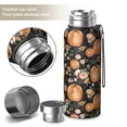 thumbnail image 2 of 20 Oz Fall Pumpkins and Flowers Pattern Coffee Tumbler Double Wall Insulated Stainless Steel Water Bottle | Metal Reusable Thermoses Flask with Cup Cap | Leak & Sweat Proof with Anti-Dust Lid, 2 of 7