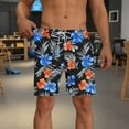 thumbnail image 5 of Pantalones Cortos para Hombre de Cintura Elástica con Bolsillos Pantalones de Playa de Impresión Casual, Poliéster Ligero de Moda para la Primavera Verano Al Aire Libre Y el Uso Diario, 5 of 5