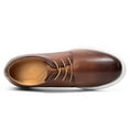thumbnail image 4 of CMR CHAMARIPA Elevator Shoes For Men - Brown Leather Business Casual Shoes 7CM / 2.76 Inches, 4 of 9
