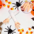 thumbnail image 4 of Simulación de Halloween PENGJTMXG Mano falsa con brazo de tela Mano rota sangrienta realista, 4 of 5