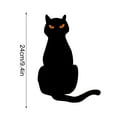 thumbnail image 3 of Wadada Halloween Cat Metal Silhouette Statue, Iron Black Cats Stake Animal Floor Plug Decoration Crafts Yard Garden Art Signs for Cat Lovers Gifts for Lawn Farm Flowerbed, 3 of 5