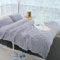 thumbnail image 4 of Softlife Extra Soft Faux Fur Throw Blanket with Sherpa Warm Underside, 50"x60" , Gray, 4 of 6