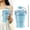 Blue, variant on 6.2" collapsible cup,portable cup,cup with built in ice mold,Leakproof Travel Tumbler for Camping, Office, Summer Cold Drinks,Pink