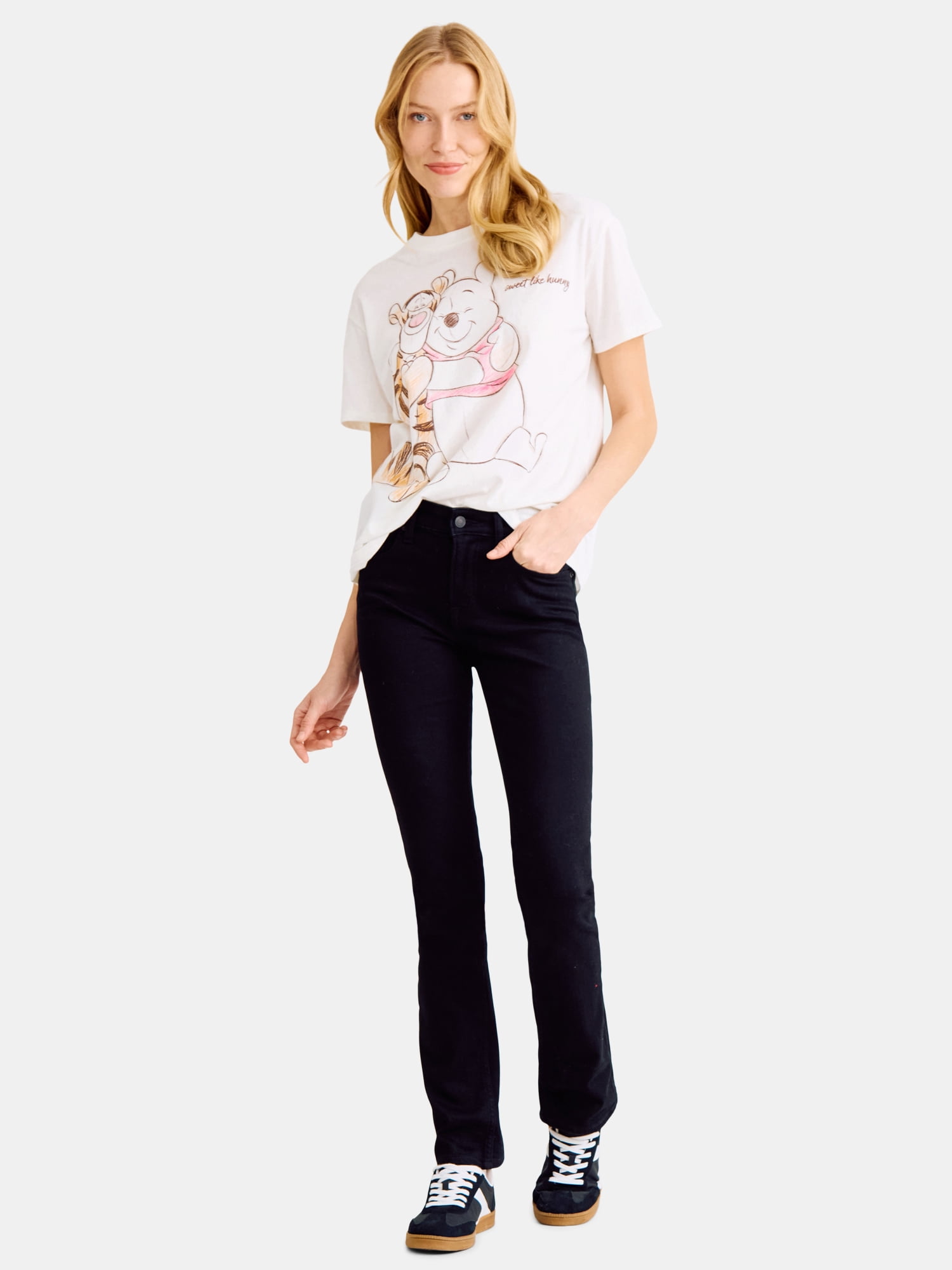 Winnie The Pooh Women’s Sweet Like Honey Graphic Tee, Sizes XXS-XXL