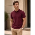 thumbnail image 4 of Men’s 5-Pack Short Sleeve Pique Golf Polo Shirt – Modern-Fit Casual & Golf Shirt (Sizes: S-3XL), 4 of 6