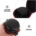 thumbnail image 3 of Miangastore 1 Set Smartwatch Carrying Case Storage Black Leather Premium Design for Smartwatch Outdoor Use, 3 of 9