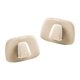 thumbnail image 5 of 2 ganchos para techo de coche, ganchos para colgar ropa, embellecedores de PP, accesorios para coche Beige, 5 of 9