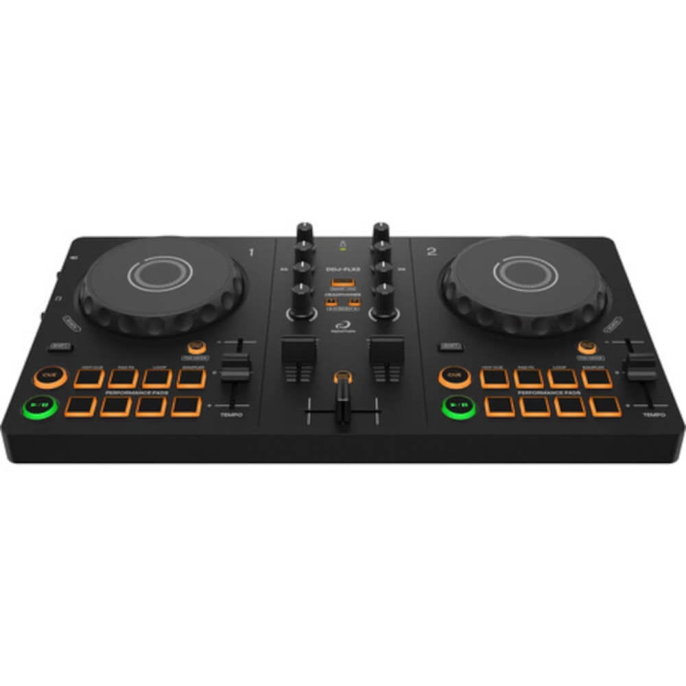 AlphaTheta DDJ-FLX2 Compact DJ Controller, 2-Channel, Rekordbox