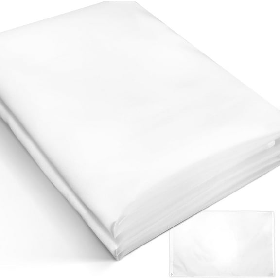 Anley EverStrong Series Solid White Flag 3x5 Foot Heavy Duty 210D Polyester - Plain White Banner Flags