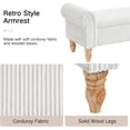 thumbnail image 3 of 51.5'' Storage Ottoman Bench, Upholstered Storage Benches for Bedroom, End of Bed Storage Bench, Window Benches for Foot of Bed, 3 of 9