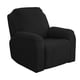thumbnail image 1 of Nvzi Funda de sofá elástica de jacquard negra, funda de sillón reclinable para sala de estar, fácil de instalar, lavable, protector de sofá (1 asiento), 1 of 4