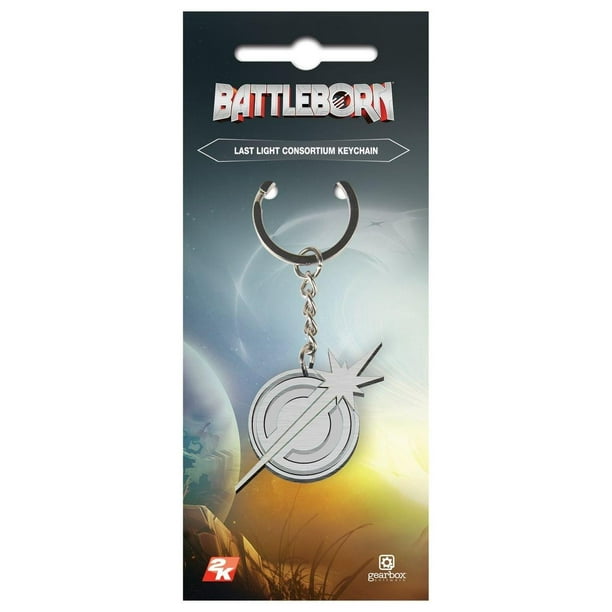 Porte-clés en Métal avec Logo Battleborn "Last Light Consortium"