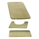 thumbnail image 3 of Alfombra de baño de 3 piezas de poliéster antideslizante para salas de estar, baños y spas. verde, 3 of 7