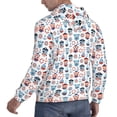 thumbnail image 6 of Haiem Nautical And Pirate Owls Patterned Men's Hoodie with Kangaroo Pocket - Ideal Pullover Sweatshirt for Daily Wear, Travel, and Home-Large, 6 of 7