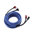 thumbnail image 2 of 3X 5M 2 Rca to 2 Rca Plug Car Stereo Audio Cable Amplifier Braided Tool, 2 of 5