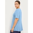 thumbnail image 2 of Ellos Women's V-Neck A-Line Tunic Tunic, 2 of 3