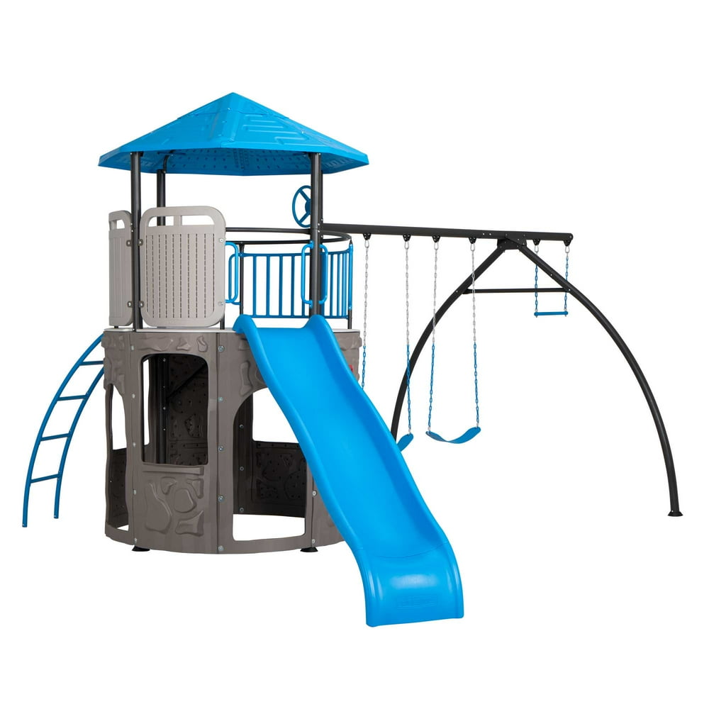 Lifetime Adventure Tower Swing Set, Blue 90918