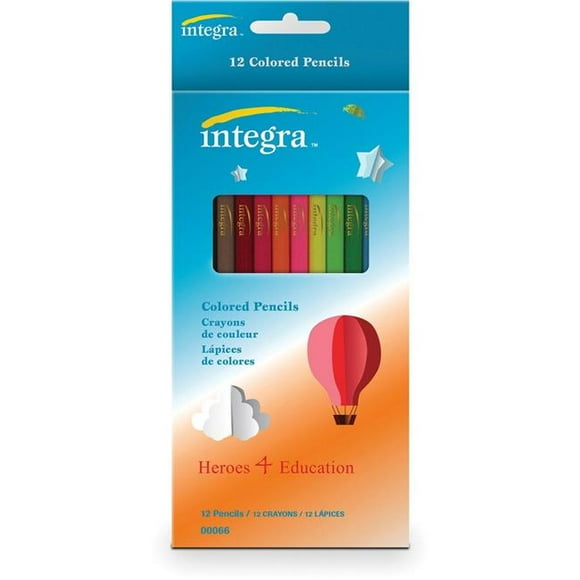 Integra ITA00066 Crayon de Couleur - Pack de 12
