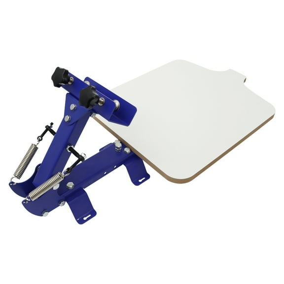 Silk Screen Printing Machine T-Shirt Screen Printing Press 1 Color Screen Printer Adjustable Thickness