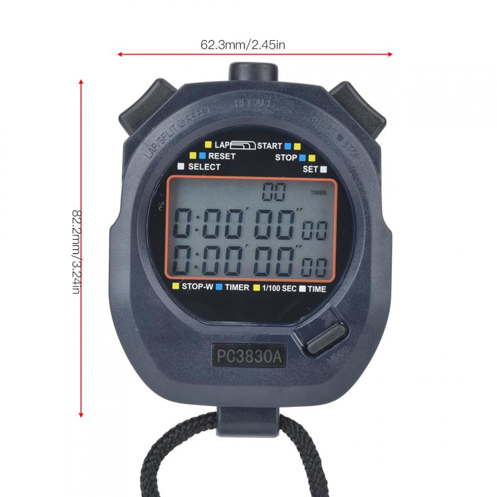 Competitions Fnoko Stopwatch 1/100th Second Stopwatch Timer for Countdown Timer Stopwatch for Sports Games