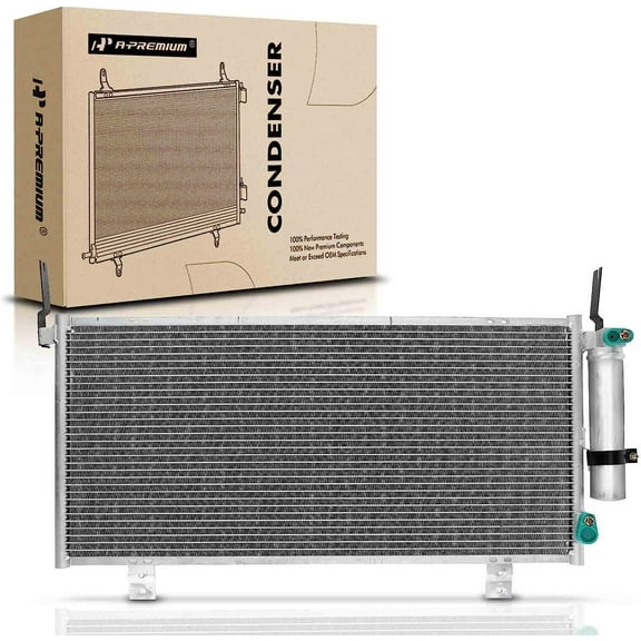 A-Premium Air Conditioning A/C Condenser Compatible with Mitsubishi Galant 2004-2012 2.4L 3.8L, Replace# 7812A173, MR958343