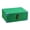 Peacock Green, variant on Vintage Leather Wrapped Wooden Storage Box For Jewelry Coin Keepsakes Antique Decorative Chest With Lock