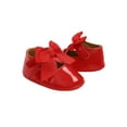 thumbnail image 4 of FOCUSNORM Chaussures de Baptême pour Bébé Fille Semelle Souple Ballerines Mary Jane de Princesse, 4 of 7