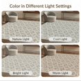 thumbnail image 7 of ODIKA 3'x5' Washable Throw Rug Entry Geometric Grey Mosaic Interlocking Motif Entryway Front for Kitchen, Mudroom, Stain Resistant, Low Profile, Non-Slip, 7 of 7