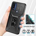 thumbnail image 2 of Funda para GANGXUN Motorola Moto G Play 2023 - Soporte metálico, Función magnética, Negro, 2 of 5