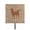 Brown, variant on Basenji Burlap And Brown Leash Or Key Holder