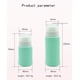 thumbnail image 5 of Botella de viaje portátil de silicona de 60/90 ml, para almacenamiento de cosméticos, rellenable, a prueba de fugas, para champú, tubo exprimidor vacío, 5 of 6