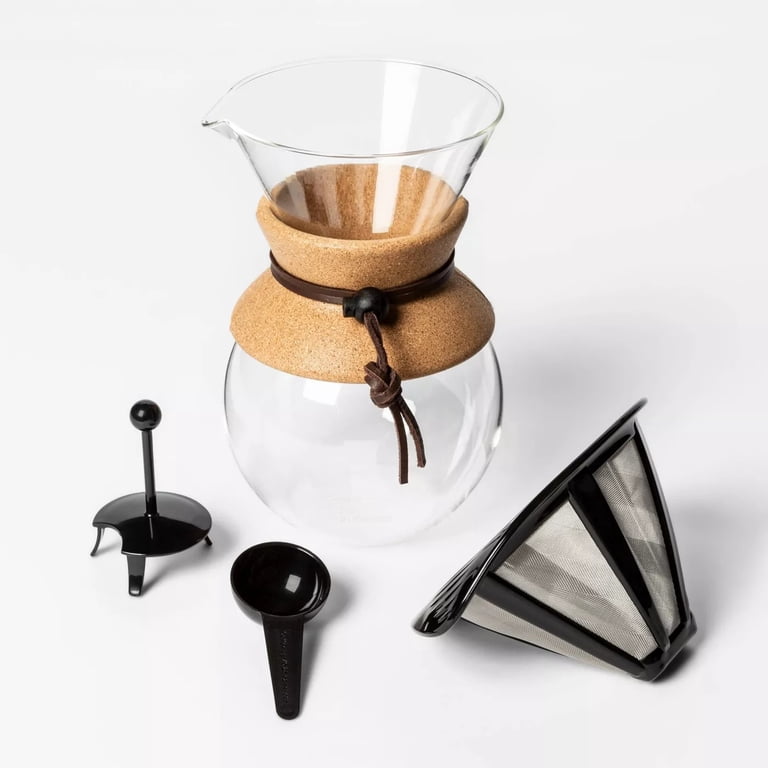 Bodum 8 Cup / 34oz Pour Over Stainless Steel Filter Coffee Maker