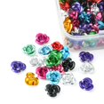 thumbnail image 4 of 150Pcs Aluminum 3D Rose Flower Tiny Metal Beads Mixed Color 9x5mm Hole: 1mm, 4 of 6