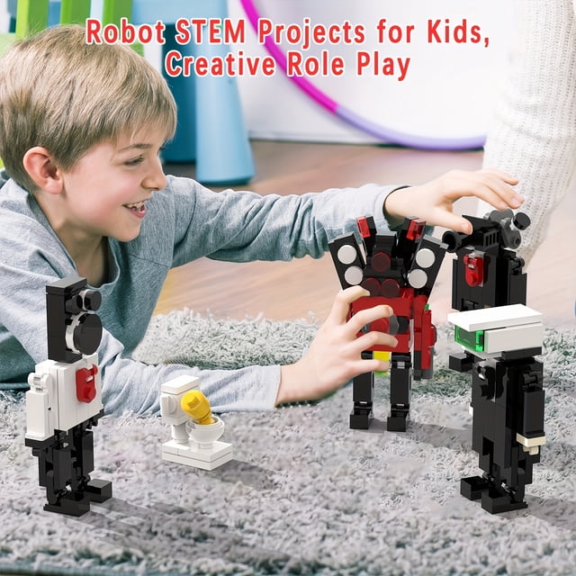 Series 5-In-1 Combination Block Toy Set, Fun Video Game Block Set, Creative Game Toys, Gifts To Friends(240pcs)