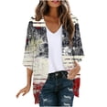thumbnail image 2 of LOVZFMLL Cardigan pour Femmes Cardigan pour Dames Halloween Mode Veste Imprimée Été Veste Imprimée à Manches Longues Cardigan Veste, 2 of 5