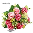 thumbnail image 6 of BAETEUY Artificial Flowers Silk Chrysanthemum Flower Lifelike Low Maintenance Holding Flowers Small Pieces Wedding Bouquet, 6 of 8